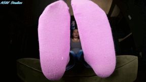 Bratty Marie pink sock strip - MP4