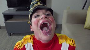 Toy soldier blowjob