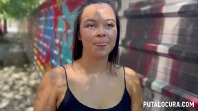 PutaLocura - Torbe pilla a tetona Melisa por la calle y tiene sexo cerdo con ella