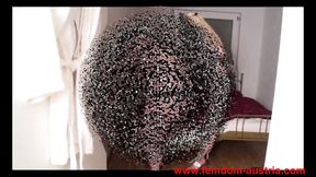 Bizarr lady Jessica trains house cleaning boy Bobby