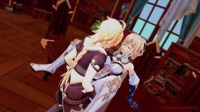 Aether 3D Anime Hentai Gushing Orgasms Jean Small Breast