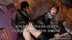 VIVIENNE L'AMOUR - JON SNOW FUCKS QUEEN CERSEI ON THE IRON THRONE (1080P FULL HD)