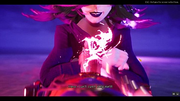 under the witch [PornPlay Hentai SFM] Ep.2 masochist edging mockery and deepthroat