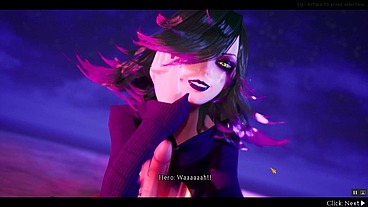 under the witch [PornPlay Hentai SFM] Ep.2 masochist edging mockery and deepthroat