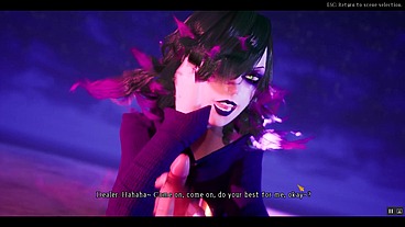under the witch [PornPlay Hentai SFM] Ep.2 masochist edging mockery and deepthroat