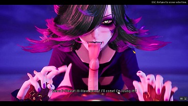 under the witch [PornPlay Hentai SFM] Ep.2 masochist edging mockery and deepthroat