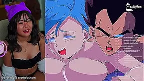 Adorable Asian Streamer Enjoys Steamy Dragon Ball Hentai Solace Moments