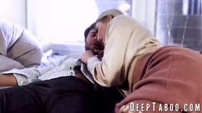 Kenzie Anne's long legs bounce while I fill her tight pussy with cum