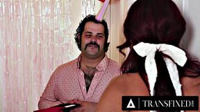 TRANSFIXED - Hot Stacked Avery Lust Gets Destroyed In Closet During Game Of 7 Minutes In Heaven