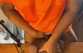 Chubby Prisoner BBC Humps Doll Ass Till Moaning Cum Gush