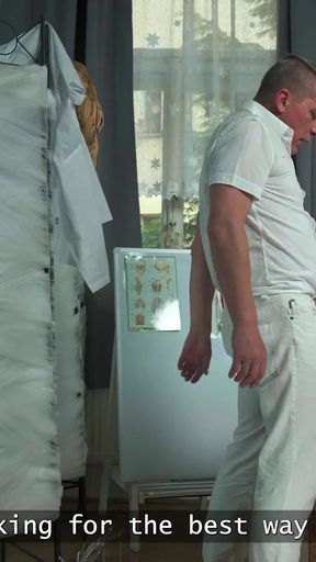 CUCK4K. Horny doctor massaged her pussy... in front of husband   Clip 2