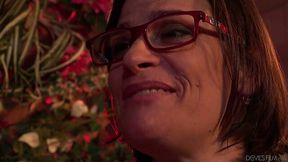 Lustful granny Michele hunts for young dicks in a bar