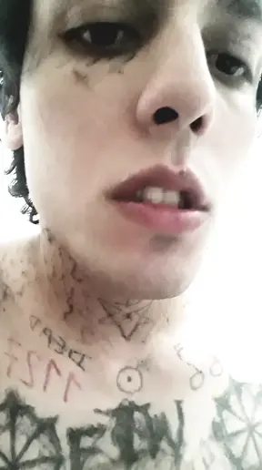 Gothic Big Cock Tattooed Satanist Cyber Sexy