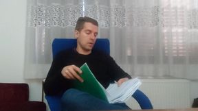 POV Sucking Boss' Big Cock at Work, First Blowjob