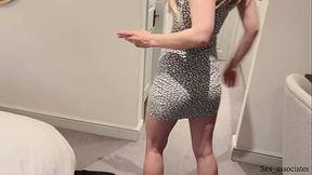 Step mom caught me spying on her in a shared hotel room.