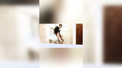 Small Compilation of skinny lad in Public Bathroom masturbating