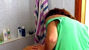Mature Redhead Devoured and Stretched Wide in Steamy Bathroom Bang