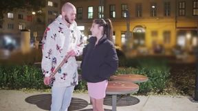 Unexpected Encounter: Petite Italian Beauty Eva Generosi's Public Adventure