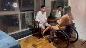Doctor's office anal with moaning brunette