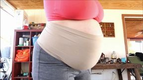 Pregnant Madeline WorkOut 21weeks 2017