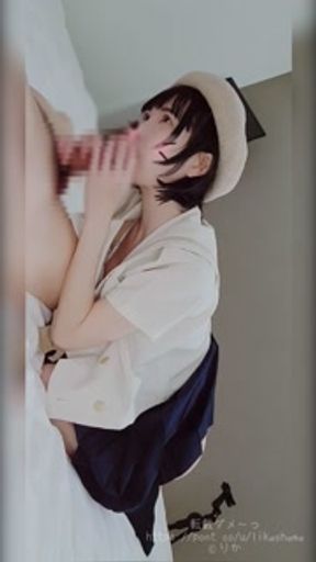 [buildup] Touched in my uniform, served with my mouth, and then fucked from behind while standing up