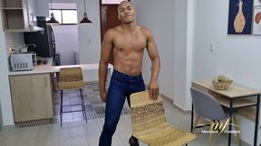 monique fuentes hires a stripper to seduce him - bbc - colombian milf