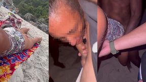 belinha e sua busca por pirocas fez dogging na praia do abrico