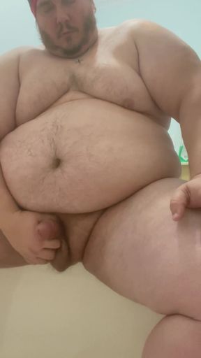 Very Fat Chub Bear With Very Fat Dick Spurts Thick Jizz   Clip 2