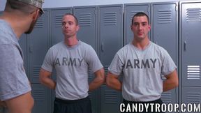 Gay army guys are fucking each other as a punishment