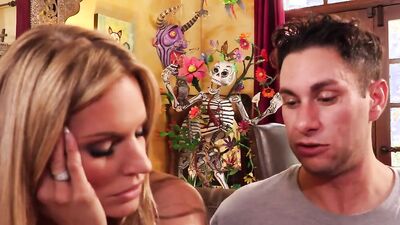 Stepson's cock cheers up posh milf rachael cavalli