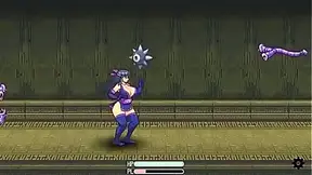 Shinobi Agent With Big Tits Sucks Dick & Swallows Cum In Anime Action Fest