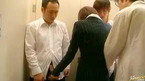 Naughty Nurse Rei Examines Penis & Offers Blowjob Bliss