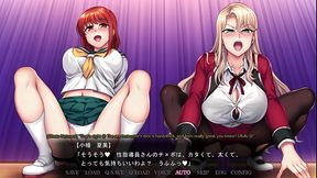 Japanese cosplayers Natsumi and Reika teach POV dildo riding