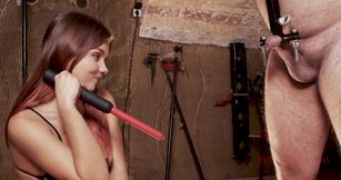 Punishing dick softly
