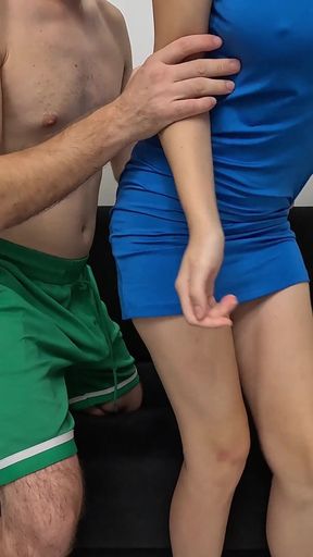 Beauty Student Girl in Dress Came to Job Interview but Confused It with Porn Casting and Got Fucked