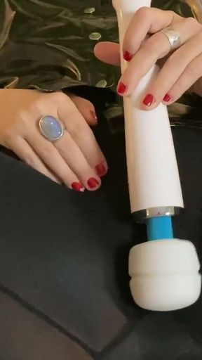 Powerful moment from &quot;Black Mules, Black Leggings, Vibrator Masturbation&quot;