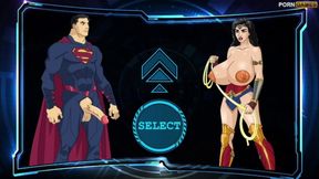 Super Man vs Wonder Woman Fuck game hentai