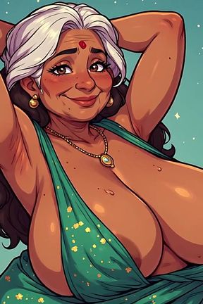 Cartoon Big Breast Indian Women