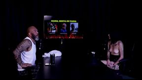 Morena gostosa com seus lindos peitos de fora responde em quem mama, senta ou passa - Paty Raven (WATCH ON: SHEER/RED)