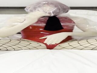 Kigurumi in Latex Plastic Bagging Breathplay - @KILLKINKI TWIT