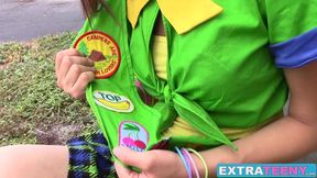 Teen cutie Kiley Jay taking a stiff pole in her pussy