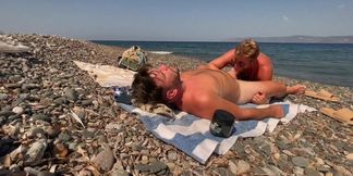 British Chub Lads Beach Cock Guzzled Gushing Cum Flood Public