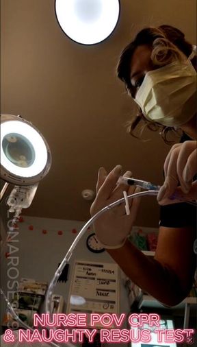 Nurse Luna performs CPR on you & then runs some naughty tests🧤🩺❤️🥵🔥