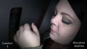 bbw seemed eager to please and loves giving head 1st visit