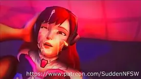 Mei Widowmaker Share Steaming Solo Acts in Hot Overwatch-Inspired Fantasy
