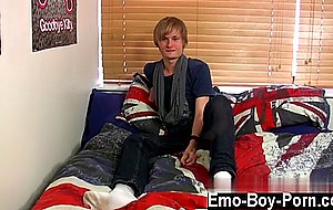 Sexy gay brent daley is a adorable ash-blonde emo man