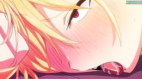 Futa with gigantic cock and gigantic tits f*cks 3D hentai babe