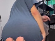 a quick tease and cum