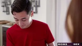 Filthy Brunette Stepmom Desires Stepson's Cum For A Mother's Day Treat