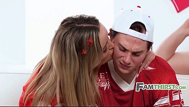 Stepfamily Discovers Fucking Is Their Football Lucky Charm